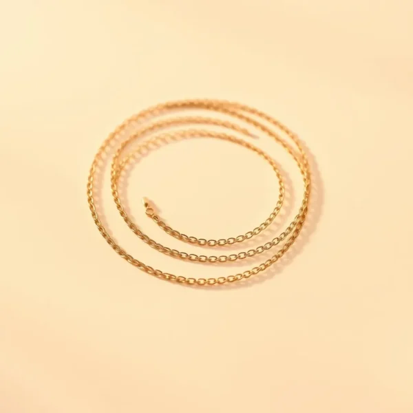 [Muestra] Collar Cadena Fina 18k