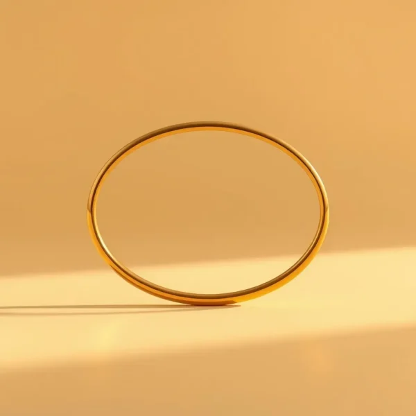 [Muestra] Pulsera Rígida Dorada